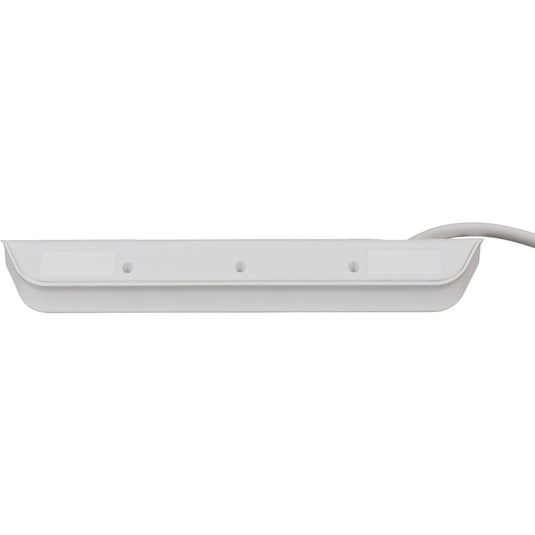 Brennenstuhl ®estilo hoekaansluitdoosstrook met usb laadfunctie 4-weg 2x beschermende contactdozen 2x euro zilver wit
