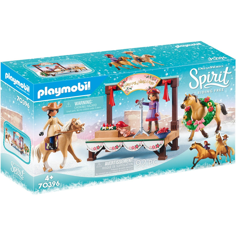 Load image into Gallery viewer, Playmobil spirit - kerstmis concert constructiespeelgoed (70396)
