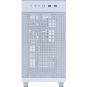 Asus prime ap303 - mesh panel midi tower behuizing (wit | 2x usb-a | 1x usb-c)
