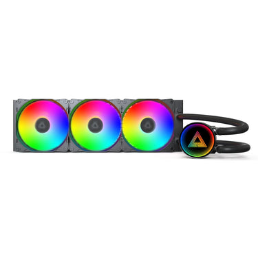 Montech lightflow argb 360 waterkoeling (zwart)