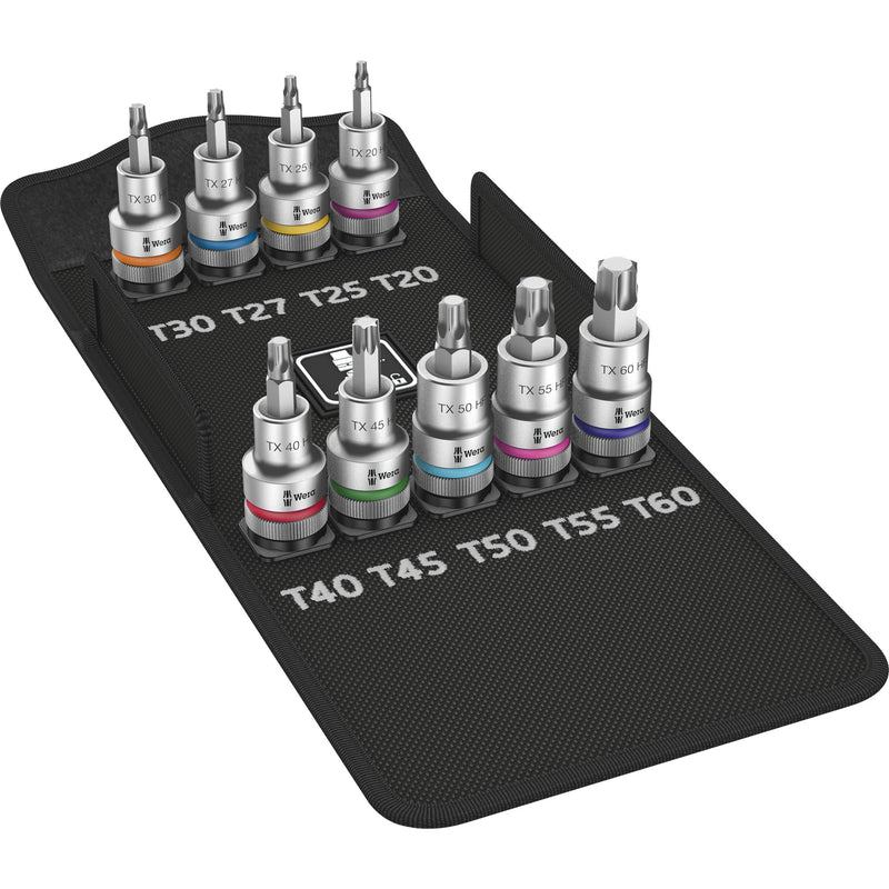Load image into Gallery viewer, Wera 8767 hmc hf 1 zyklop bit-doppen-set torx dopsleutel (9-delig)
