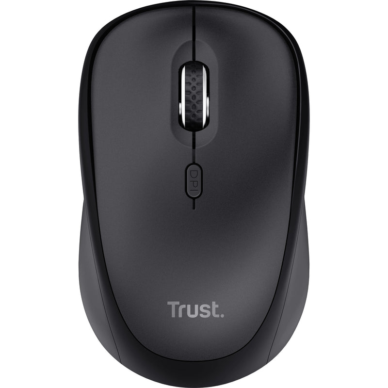 ギャラリービューアに画像をロードする, Trust ody ii stille draadloze toetsenbord- en muisset desktopset (zwart, us lay-out (qwerty), membraan, 100%, 800 dpi - 1.600 dpi)
