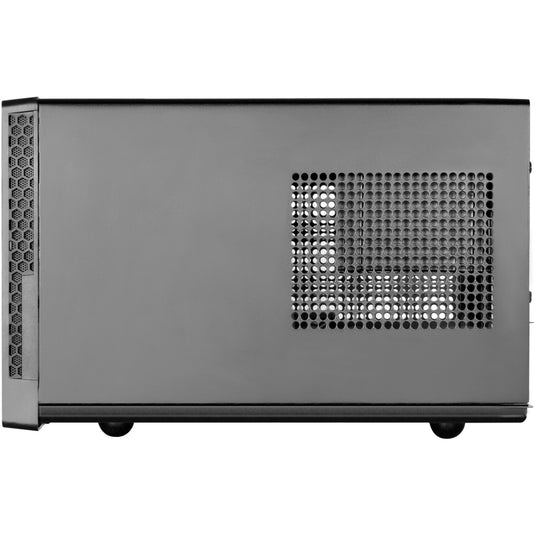 Silverstone sst-sg13b-c mini tower behuizing (zwart | 1x usb-a | 1x usb-c)