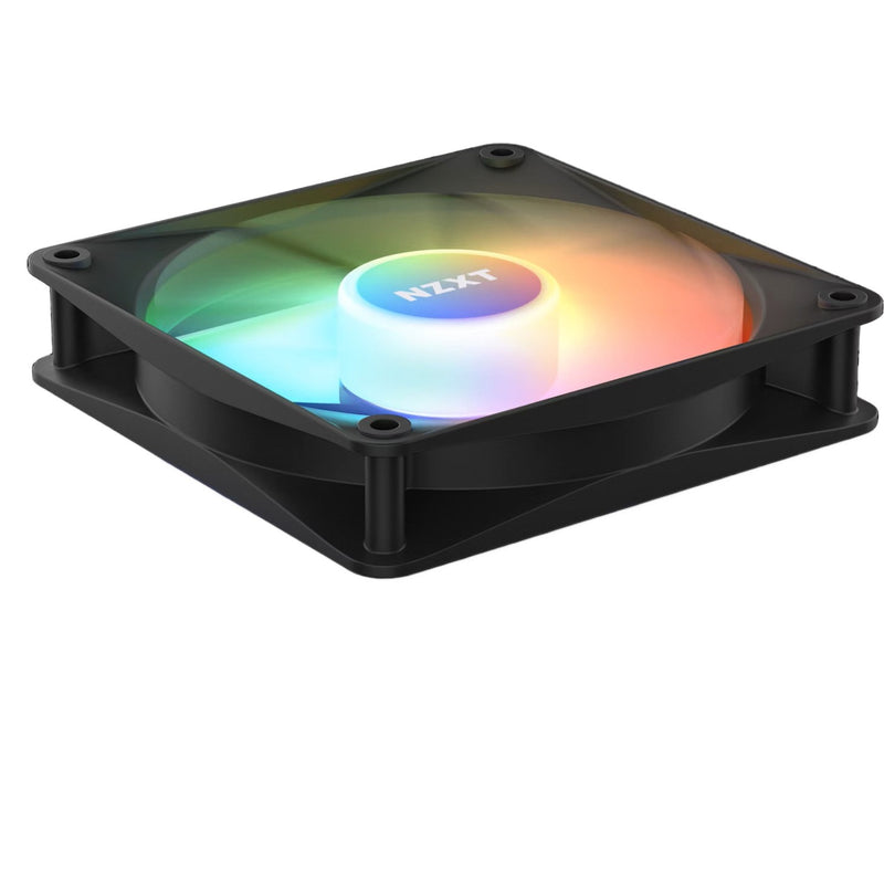 Load image into Gallery viewer, Nzxt f120 rgb core case fan (zwart, 120 x 120 x 26 mm, pwm, zonder controller)
