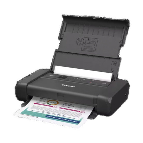 Load image into Gallery viewer, Canon maxify bx110 inkjetprinter (zwart, usb-c, wlan, accu inbegrepen)
