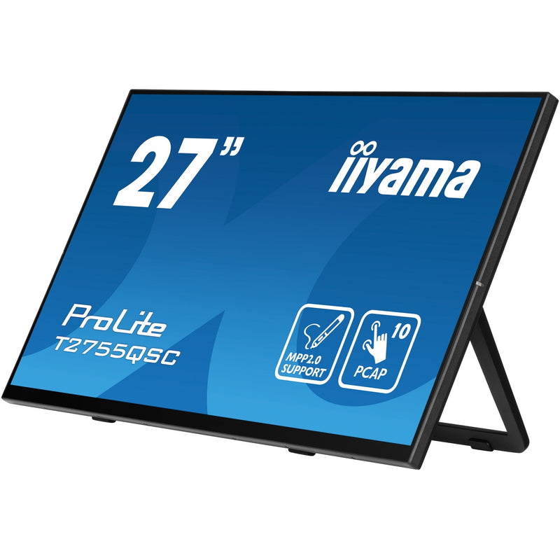 Afbeelding laden in galerijviewer, Iiyama prolite t2755qsc-b1 27 touchscreen monitor (zwart, hdmi, displayport, 2x usb-a, usb-b)
