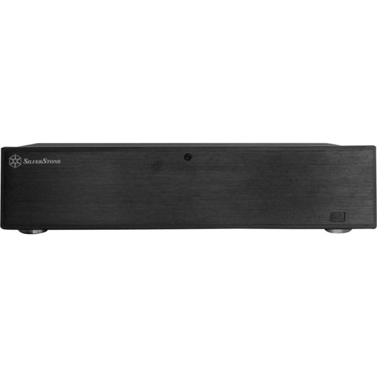 Silverstone ml04b htpc behuizing (zwart | 2x usb-a)