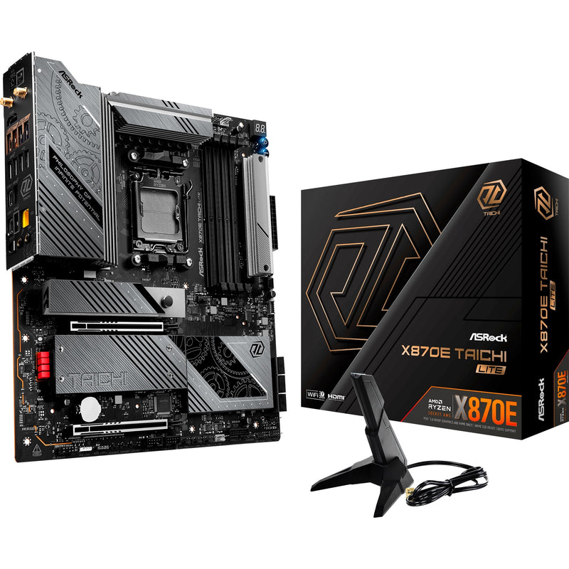 Afbeelding laden in galerijviewer, Asrock x870e taichi lite socket am5 moederbord (raid, 5 gb-lan, wi-fi 7, bt, e-atx)
