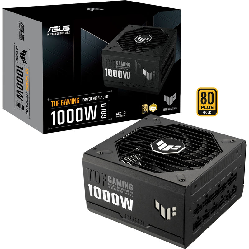 Load image into Gallery viewer, Asus tuf gaming gold modulaire 1000 watt voeding (zwart, 1x 12vhpwr, 4x pcie)
