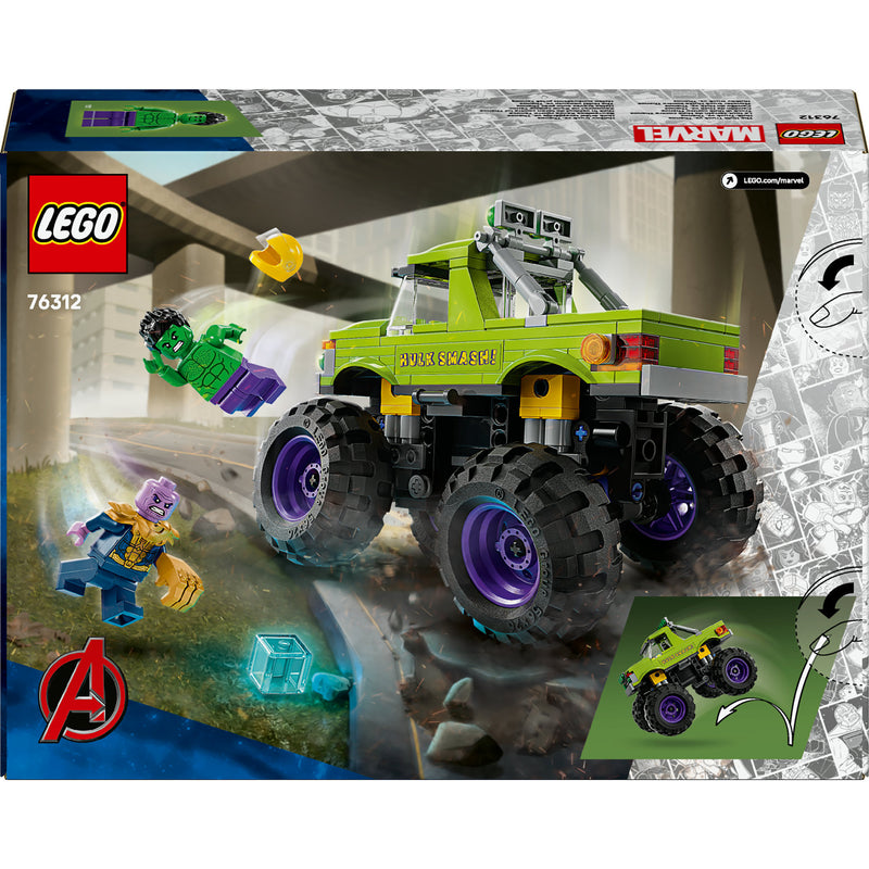 Load image into Gallery viewer, Lego marvel 76312 de hulk truck vs. thanos
