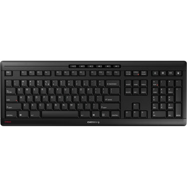 Cherry stream keyboard wireless (zwart, eu lay-out (qwerty), sx-schaartechnologie, 100%)