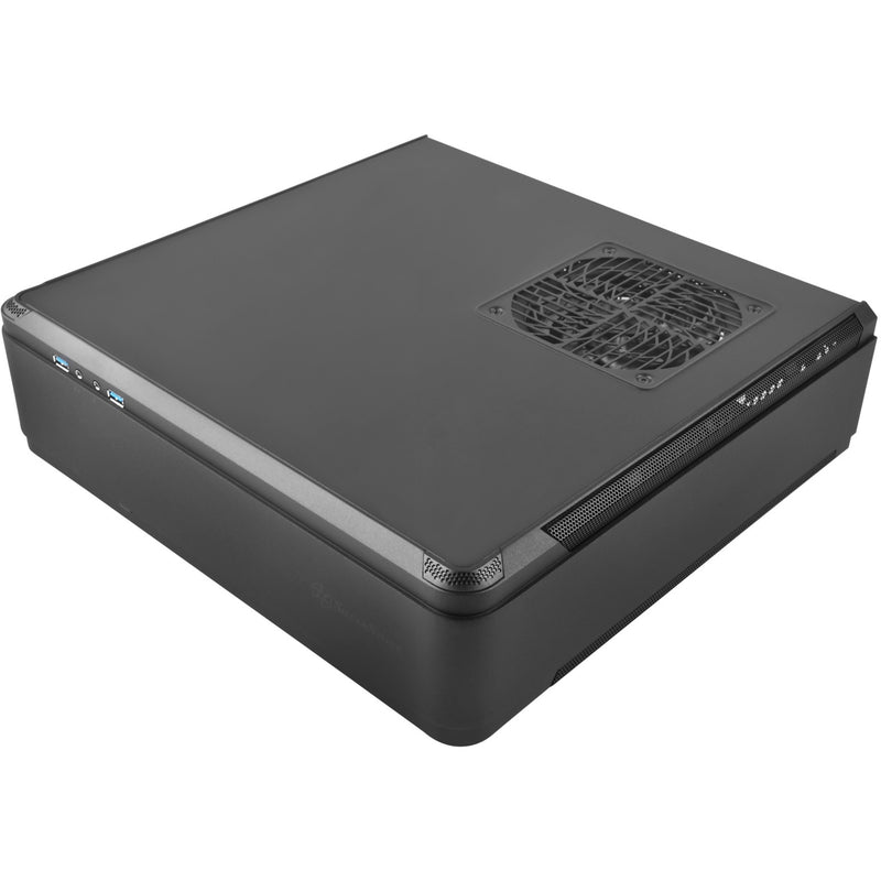 Load image into Gallery viewer, Silverstone sst-ftz01b-e desktop behuizing (zwart | 2x usb-a)
