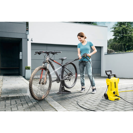 Kärcher k2 power control hogedrukreiniger - 110 bar - 360 l u - 20 m² u - app ondersteuning - geschikt voor oa. kleine auto's - fietsen - tuinset - tuinstoelen