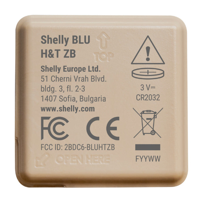 Load image into Gallery viewer, Shelly blu h t zb sensor (beige, bluetooth 5, zigbee)

