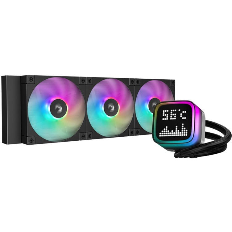 ギャラリービューアに画像をロードする, Deepcool lp360 waterkoeling (zwart, 4-pins pwm fan-connector)

