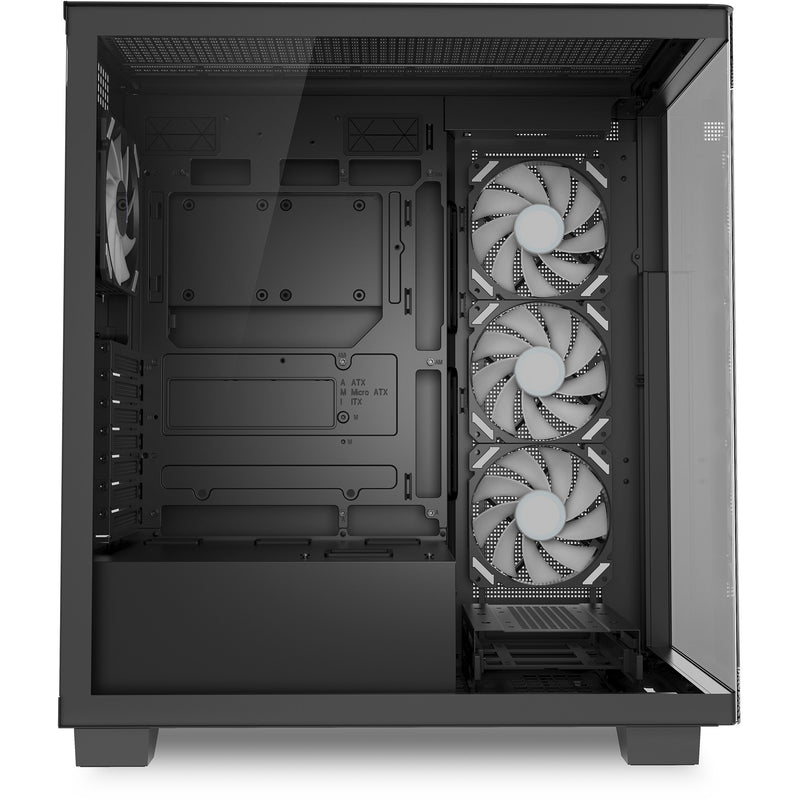 Load image into Gallery viewer, Sharkoon elite shark ca500 midi tower behuizing (zwart | 2x usb-a | 1x usb-c | rgb | tempered glass)
