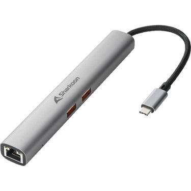 Sharkoon officepal combo adapter dockingstation (grijs)