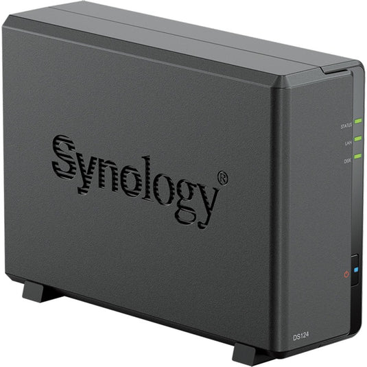 Synology diskstation ds124 nas (zwart, usb-a 3.2 (5 gbit s))
