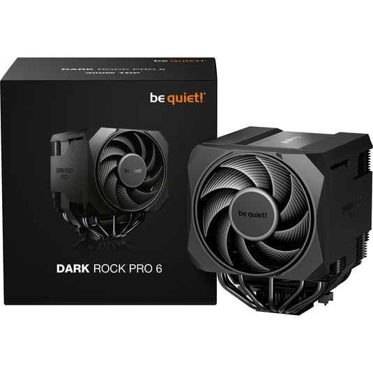 Be quiet! dark rock pro 6 cpu-koeler (zwart, 4-pins pwm fan-connector)