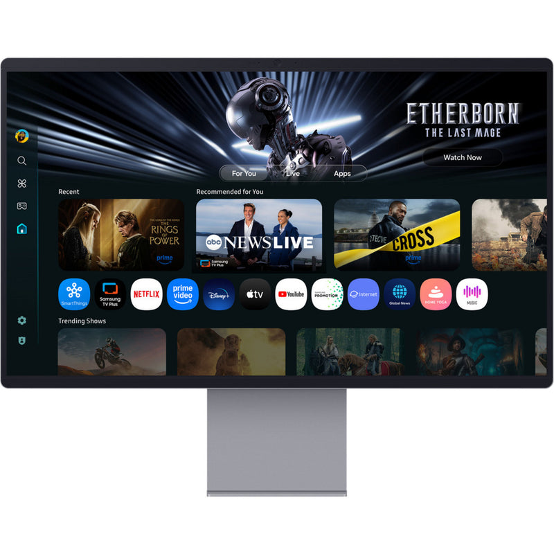 ギャラリービューアに画像をロードする, Samsung smart monitor m9 m90sf 32 4k uhd (zilver, hdmi, displayport, 2x usb-a, usb-c, wi-fi 5, bt, 165 hz)

