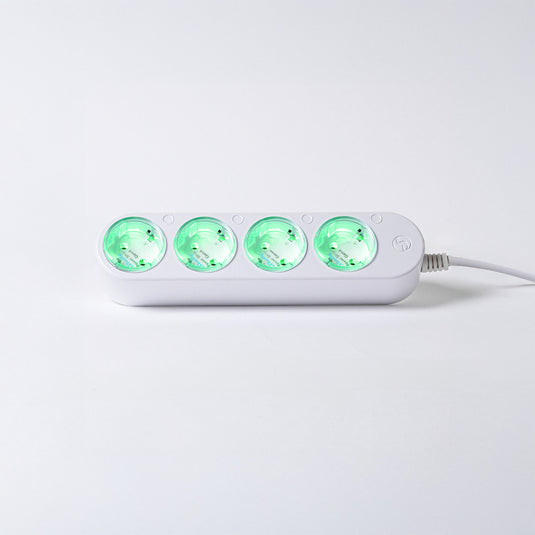 Shelly power strip gen4 4-voudige stekkerdoos (wit, 4x stekker, wifi, bluetooth, zigbee)