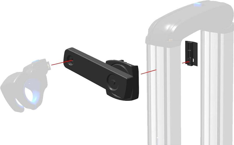 Load image into Gallery viewer, Xlc cc-x61 low step frame adapter for almada work-e bike carrier
