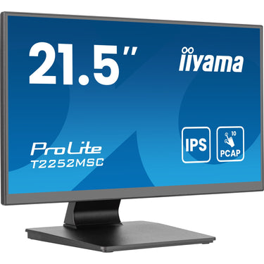 Iiyama prolite t2252msc-b2ag 21.5 touchscreen monitor (zwart, hdmi, displayport, 2x usb-a, usb-b)