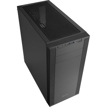 Sharkoon m25-v midi tower behuizing (zwart | 2x usb-a)