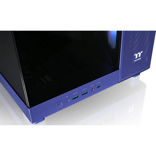 Thermaltake view 380 xl tg argb future dusk midi tower behuizing (paars | 2x usb-a | 1x usb-c | rgb | window)