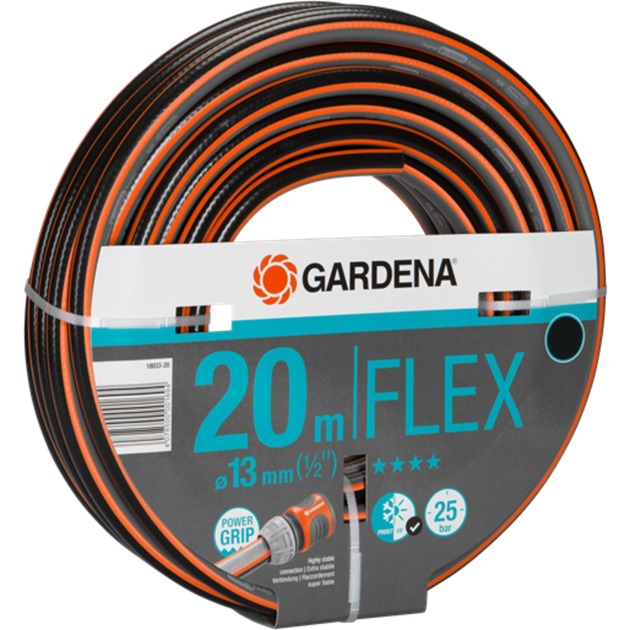Load image into Gallery viewer, Gardena comfort flex slang 13 mm (1 2 ) (zwart oranje, 18033-20, 20 m)
