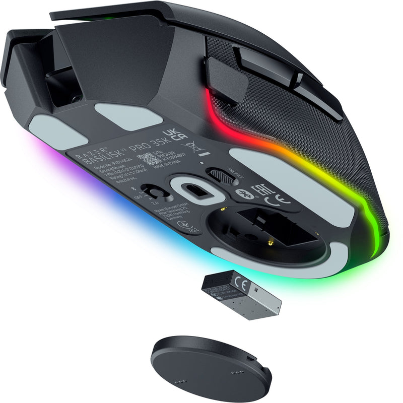 Afbeelding laden in galerijviewer, Razer basilisk v3 pro 35k gaming muis (zwart, usb bluetooth hyperspeed wireless, 35000 dpi, chroma rgb)
