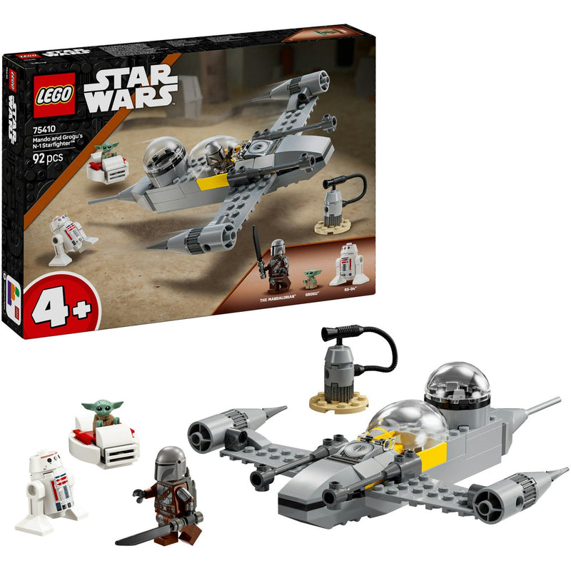 Load image into Gallery viewer, Lego star wars 75410 mando en grogu's n-1 starfighter
