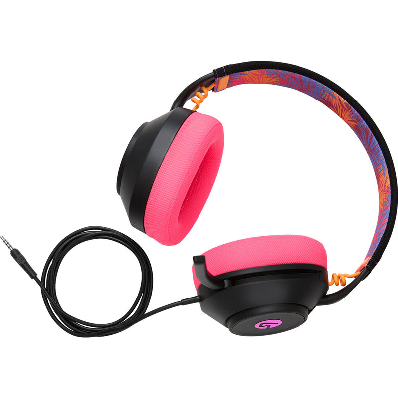 ギャラリービューアに画像をロードする, Powera lucidsound ls10 bedrade gamingheadset - middernachtelijke branding over-ear gaming headset (zwart roze, playstation 5, playstation 4, xbox series x|s, xbox one, pc, mobiel)

