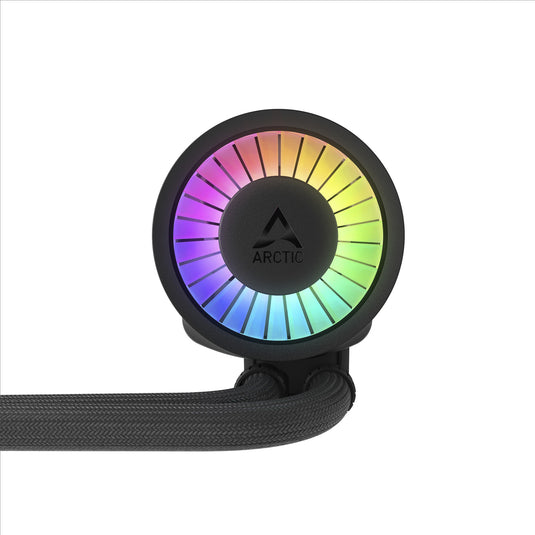 Arctic liquid freezer iii pro 280 a-rgb waterkoeling (zwart, 4-pins pwm fan-connector)