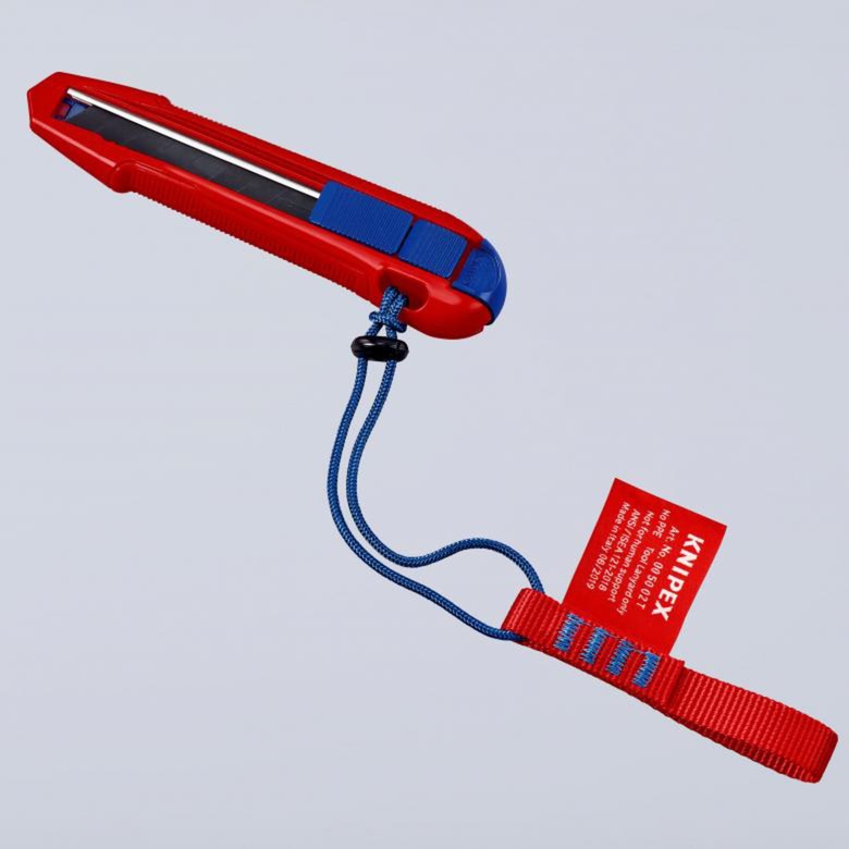 ギャラリービューアに画像をロードする, Knipex cutix universele mes stanleymes (rood blauw, incl. 2 mesbladen)
