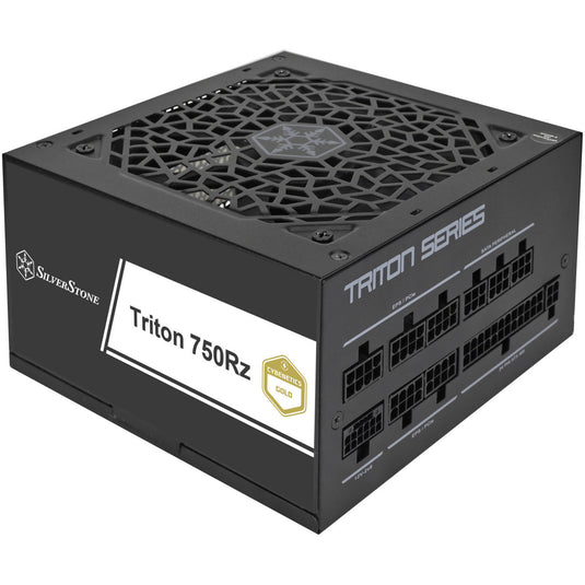 Silverstone triton 750rz modulaire 750 watt voeding (zwart, 1x 12v-2x6, 3x pcie)