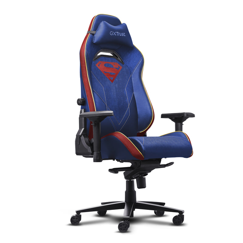 Load image into Gallery viewer, Trust gxt 721sm ruya pro superman gaming stoel (blauw rood)
