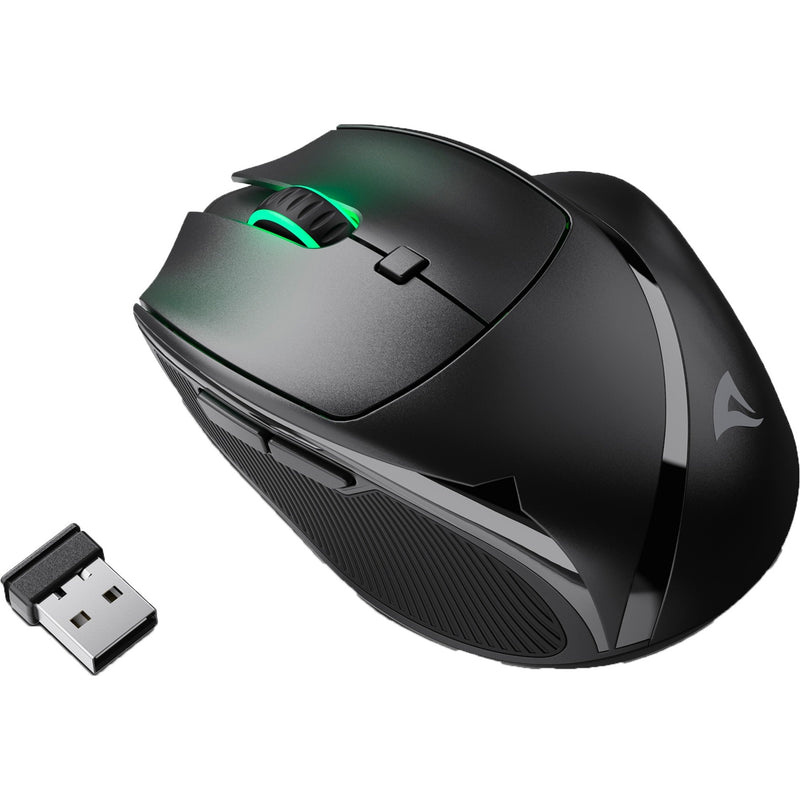 Load image into Gallery viewer, Sharkoon officepal m25w muis (zwart, 400 - 4000 dpi, rgb, 2,4 ghz usb)
