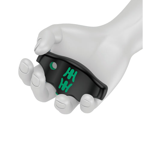Wera 454 10 hf set imperial 1 stiftsleutelset t-greep hex-plus (zwart groen, met vasthoudfunctie, duims, 10-delig)