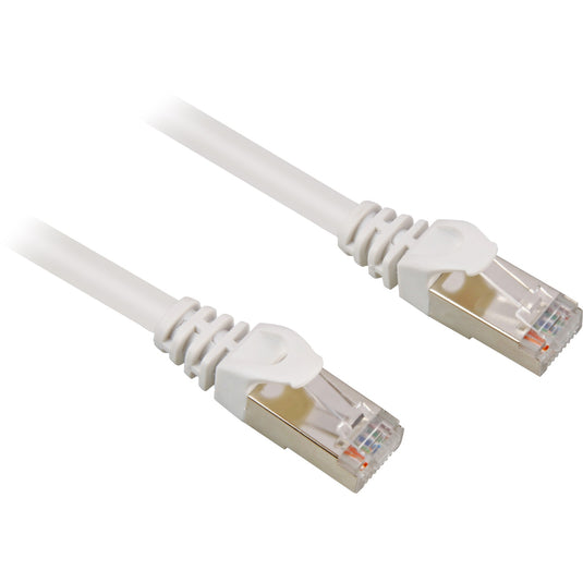 Sharkoon netwerkkabel sftp, rj-45 met cat.6 (wit, 15 meter)