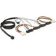 Delock mini sas hd sff-8643 > 4 x sas sff-8482 + power + sideband adapter (zwart, 1 meter)
