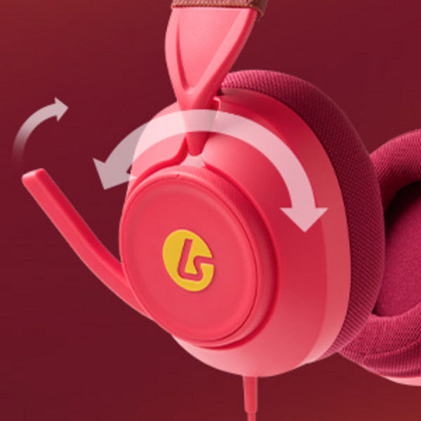 Afbeelding laden in galerijviewer, Powera lucidsound ls10x gen 2 bedrade gamingheadset voor xbox series x|s - rood vuur over-ear gaming headset (rood geel, xbox series x|s, xbox one, pc)

