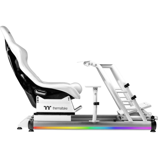 Thermaltake gr500 racing simulator cockpit snow racing simulator (wit)