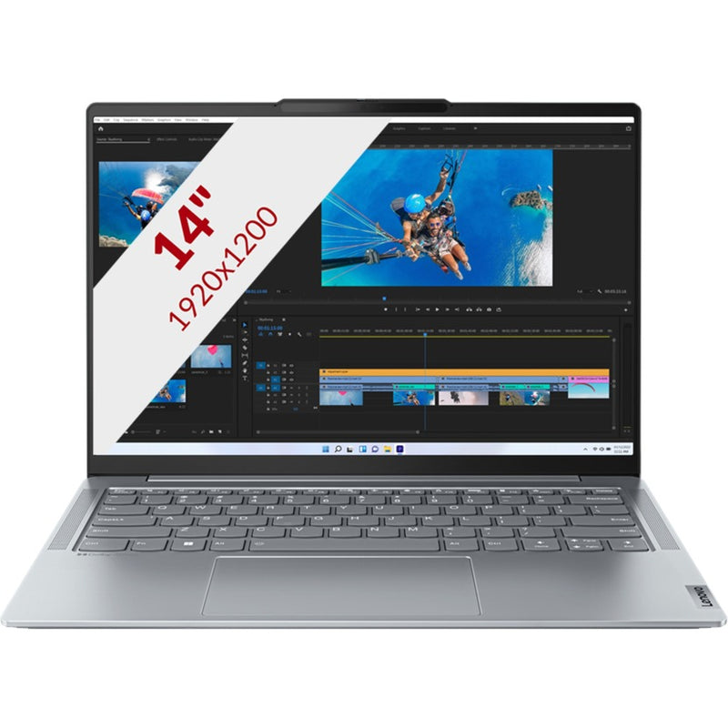 Load image into Gallery viewer, Lenovo yoga slim 6 14apu8 (82x3003mmh) 14 2-in-1 laptop (grijs | ryzen 5 7540u | radeon 740m | 16 gb | 512 gb ssd | oled)

