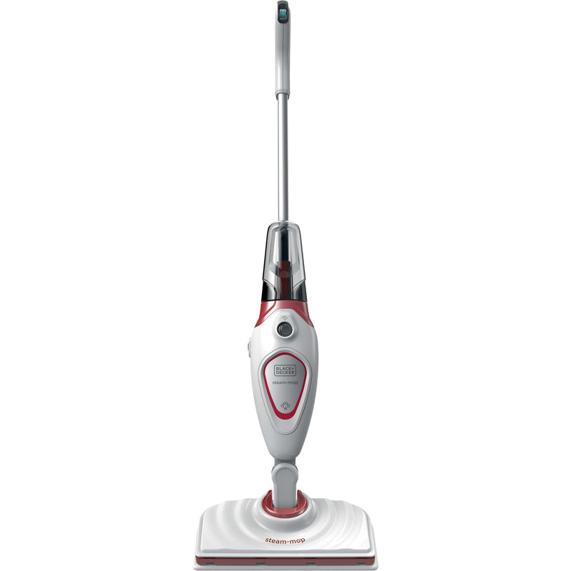 Load image into Gallery viewer, Black+decker bds1616r 1600w steam-mop met 2 stoomdoeken stoomreiniger (wit rood)
