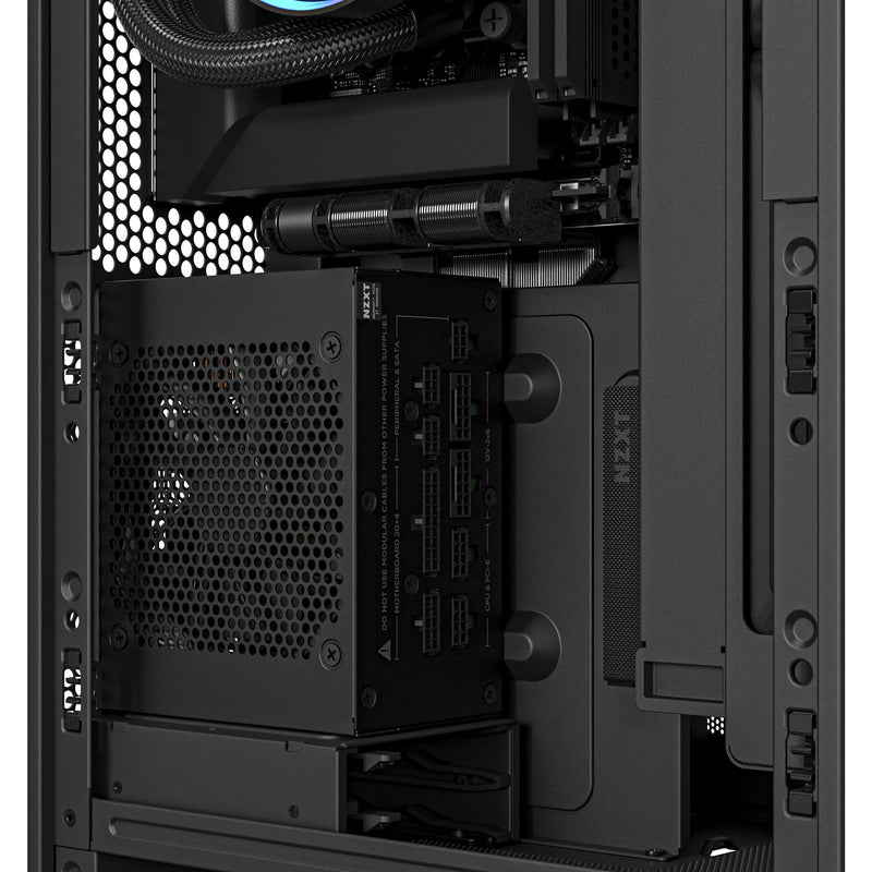 Load image into Gallery viewer, Nzxt h2 flow mini tower behuizing (zwart | 2x usb-a | 1x usb-c | tempered glass)
