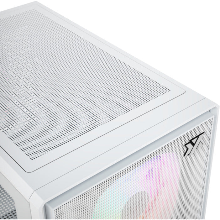 Cargue la imagen en el visor de la galería, Xyz pc gear atom midi tower behuizing (wit | 2x usb-a | 1x usb-c | tempered glass)
