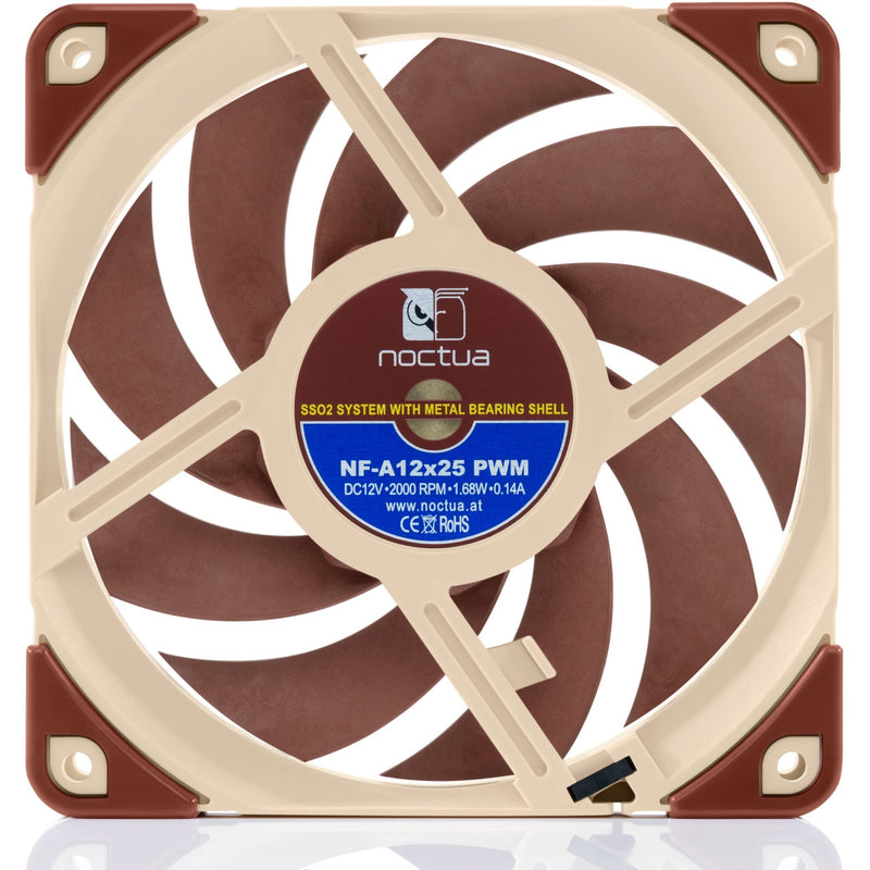 Load image into Gallery viewer, Noctua nf-a12x25 pwm case fan (120 x 120 x 25 mm)
