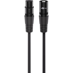 Goobay xlr-aansluitkabel (zwart, 1 meter)