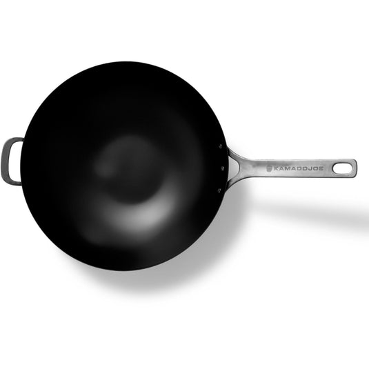 Kamado joe ® karbon staal wok – voor authentiek wokken op de kamado bbq